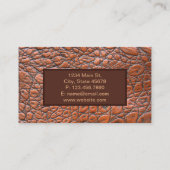 建築ハンディマンカウボーイカントリーウェスタン 名刺 (裏面)