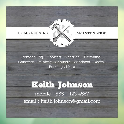 建築ハンデ素朴ィマングレーウッドカー ウィンドウサイン (シート3)