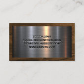 建築ハンドツール |アルミニウム金属 |木材 名刺 (裏面)