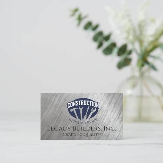 建築ハンドツール | ビルドの修復 名刺 (スタンド正面)