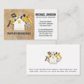 建築ハンドツール |自宅修理 名刺 (正面/裏面)