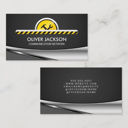 建築ハードウェアツール 名刺 (正面/裏面)