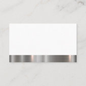 建築ハードハットメタリックギアロゴ 名刺 (裏面)