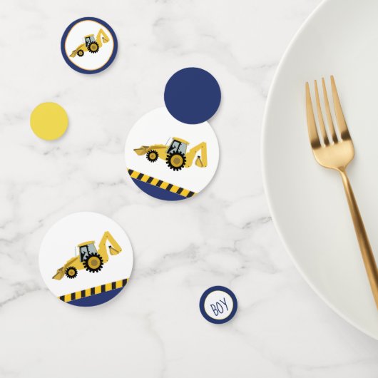 建築バックホベイビーシャワー紙吹雪 コンフェッティ (グループ)