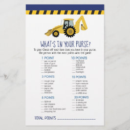 建築バックホーあなたの財布のゲームの中にあるものを