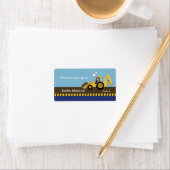 建築バックホ蔵書票ラベル ラベル (インサイチュ)