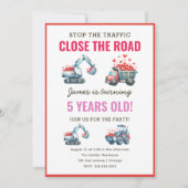 建築バレンタイン誕生日パーティーへの招待 招待状 (正面)