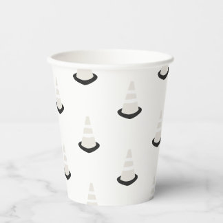 建築バースデーパーティベージュコーン紙カップ 紙コップ