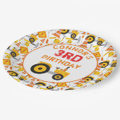 建築バースデーパーティーエイジホワイト紙プレート ペーパープレート (アングル)