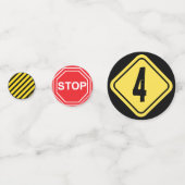 建築バースデーパーティーデコール コンフェッティ (正面)