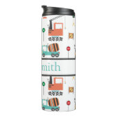 建築パーソナライズされたの子供がタンブラーを飲む タンブラー (回転右)