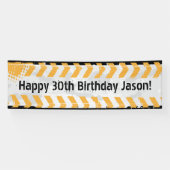 建築パーソナライズされた誕生日バナー 横断幕 (横)