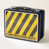 建築パーソナライズされた部ランチボックス メタルランチボックス (裏面)