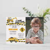 建築パーティの招待状と写真 招待状 (スタンド正面)