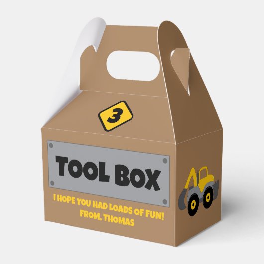 建築パーティーの好意ボックス フェイバーボックス (正面サイド)