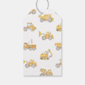 建築パーティーの好意ラベル |印刷ラベル ギフトタグ (裏面)