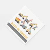 建築パーティーアップシェリン誕生日ナプキン スタンダードランチョンナプキン (角)