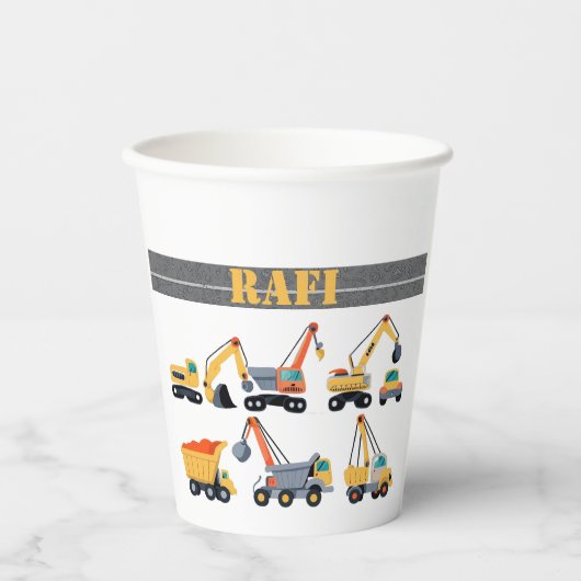 建築パーティーアップシャーリン誕生日カップ 紙コップ (正面)