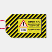 建築パーティーゲストシェブロンギフトラベル ギフトタグ (裏面横)