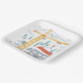 建築パーティープレート ペーパープレート (傾斜あり)