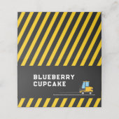 建築パーティー供給食品テント片側 プレイスカード (外部開封)