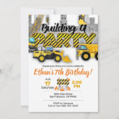 建築パーティー、建築招待状 招待状 (正面)