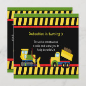 建築パーティー 招待状 (正面/裏面)