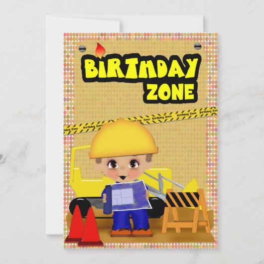 建築パーティー 招待状 (正面)