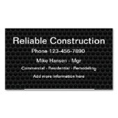 建築ビジネスマグネット マグネット名刺 (正面)