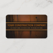 建築ビルダーコントラクフェイクトパインウッド 名刺 (正面)