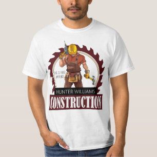 建築ビルダーツールプロフェッショナル広告の Tシャツ
