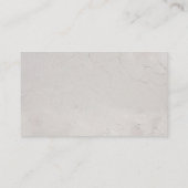 建築ビルダーデベロッパースタッコモダンBW 名刺 (裏面)