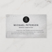 建築ビルダーデベロッパーセメントロモダンゴ 名刺 (正面)