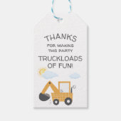 建築ビルダーリトルディガーありがとう ギフトタグ (正面)