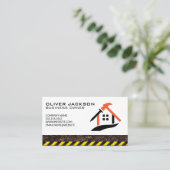 建築ビルダーロゴ | プロパティ開発者 名刺 (スタンド正面)