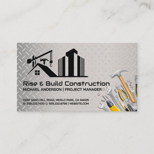 建築ビルドサイト | ビルダーツール 名刺 (正面)