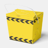 建築ビークルキッズイエローバースデーパーティー フェイバーボックス (裏面サイド)