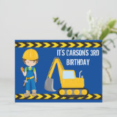 建築ビークルボーイズブルーバースデーパーティー 招待状 (スタンド正面)