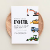 建築ビークル4th誕生日パーティー 招待状