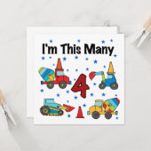 建築ビークル4th誕生日Tシャツ カード (正面/裏面インサイチュ)