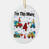 建築ビークル4th誕生日Tシャツ セラミックオーナメント (右)