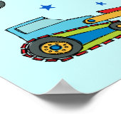 建築ビークル4th誕生日Tシャツ ポスター (角)