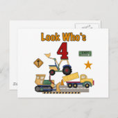 建築ビークル4th誕生日Tシャツ ポストカード (正面/裏面)