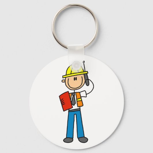 建築フォアマンTシャツとギフト キーホルダー (正面)