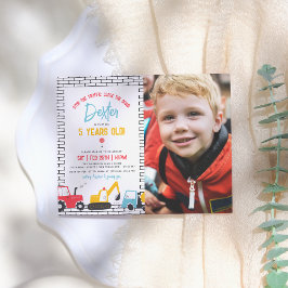 建築フォトボーイ誕生日予算はがき インビテーションポストカード