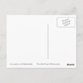 建築フーガ – 抽象芸術ファインアート ポストカード (裏面)