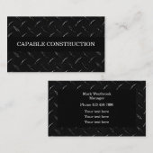 建築ブクールラック男らしデザイン 名刺 (正面/裏面)