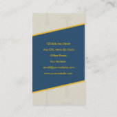 建築ブルースビジネスカード 名刺 (裏面)