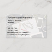 建築プランナーオフィス名刺 名刺 (正面)
