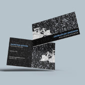 建築プロフェッショナルはっきりしたブルドーザー演算子 名刺